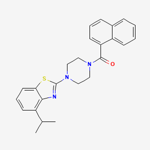 (4-(4-Isopropylbenzo[d]thiazol-2-yl)piperazin-1-yl)(naphthalen-1-yl)methanone
