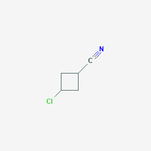 molecular formula C5H6ClN B3006818 3-Chlorocyclobutane-1-carbonitrile CAS No. 20249-18-7