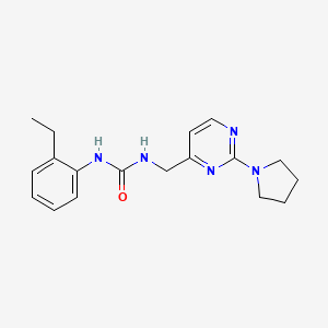 1-(2-Ethylphenyl)-3-((2-(pyrrolidin-1-yl)pyrimidin-4-yl)methyl)urea