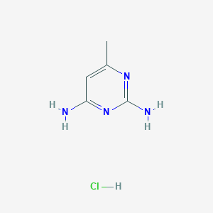 molecular formula C5H9ClN4 B3006852 6-甲基嘧啶-2,4-二胺盐酸盐 CAS No. 223672-28-4