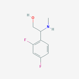 molecular formula C9H11F2NO B3006857 2-(2,4-Difluorophenyl)-2-(methylamino)ethanol CAS No. 1178626-49-7