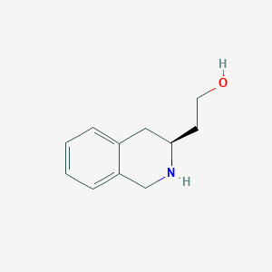 molecular formula C11H15NO B3006869 2-[(3S)-1,2,3,4-四氢异喹啉-3-基]乙醇 CAS No. 2095773-07-0