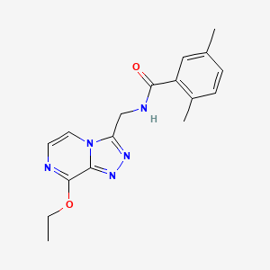 molecular formula C17H19N5O2 B3006891 N-((8-乙氧基-[1,2,4]三唑并[4,3-a]吡嗪-3-基)甲基)-2,5-二甲基苯甲酰胺 CAS No. 2034368-98-2