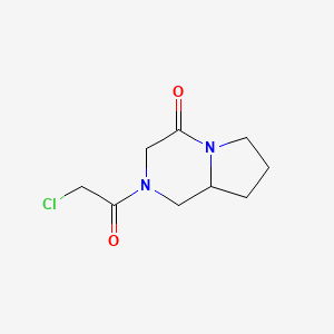 2-(2-chloroacetyl)hexahydropyrrolo[1,2-a]pyrazin-4(1H)-one