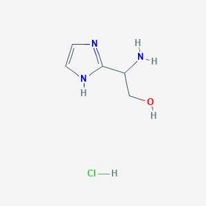 2-amino-2-(1H-imidazol-2-yl)ethan-1-ol hydrochloride