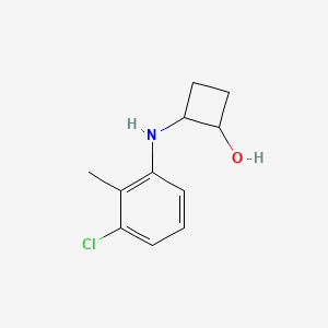 molecular formula C11H14ClNO B3006918 2-[(3-Chloro-2-methylphenyl)amino]cyclobutan-1-ol CAS No. 2168307-95-5