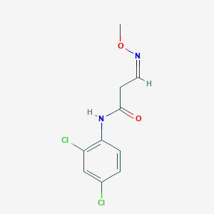 N-(2,4-dichlorophenyl)-3-(methoxyimino)propanamide
