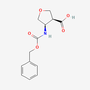 4beta-[(Benzyloxycarbonyl)amino]tetrahydrofuran-3beta-carboxylic acid