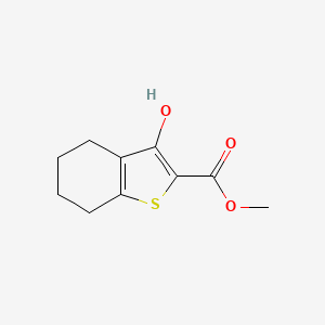 molecular formula C10H12O3S B3006982 Methyl 3-hydroxy-4,5,6,7-tetrahydro-1-benzothiophene-2-carboxylate CAS No. 32711-60-7
