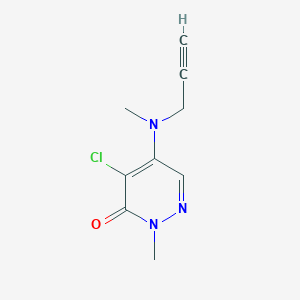 4-Chloro-2-methyl-5-[methyl(prop-2-ynyl)amino]pyridazin-3-one