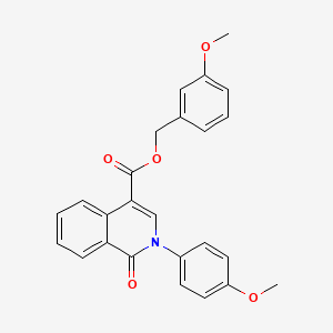 3-Methoxybenzyl 2-(4-methoxyphenyl)-1-oxo-1,2-dihydroisoquinoline-4-carboxylate