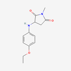 3-((4-Ethoxyphenyl)amino)-1-methylpyrrolidine-2,5-dione
