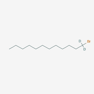 molecular formula C12H25Br B3007058 1-Bromo-1,1-dideuteriododecane CAS No. 2159-25-3