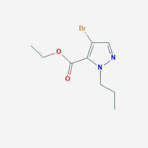 molecular formula C9H13BrN2O2 B3007059 ethyl 4-bromo-1-propyl-1H-pyrazole-5-carboxylate CAS No. 1698402-12-8