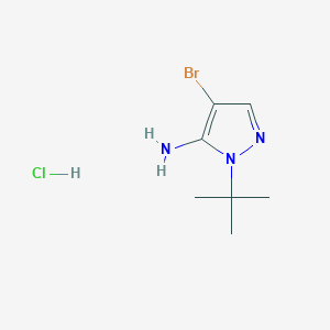 4-bromo-1-tert-butyl-1H-pyrazol-5-amine hydrochloride