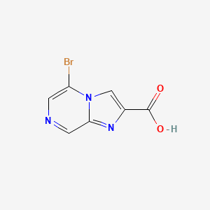 molecular formula C7H4BrN3O2 B3007082 5-Bromoimidazo[1,2-a]pyrazine-2-carboxylic acid CAS No. 2386295-35-6