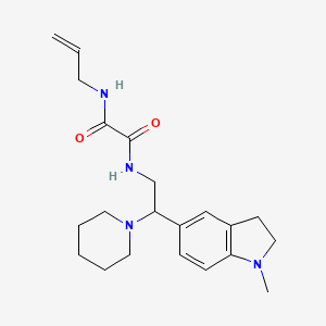 N1-allyl-N2-(2-(1-methylindolin-5-yl)-2-(piperidin-1-yl)ethyl)oxalamide
