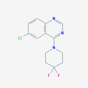 6-Chloro-4-(4,4-difluoropiperidin-1-yl)quinazoline