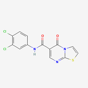 N-(3,4-dichlorophenyl)-5-oxo-5H-thiazolo[3,2-a]pyrimidine-6-carboxamide