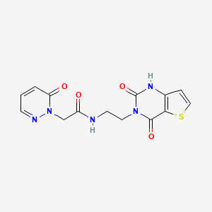 N-(2-(2,4-dioxo-1,2-dihydrothieno[3,2-d]pyrimidin-3(4H)-yl)ethyl)-2-(6-oxopyridazin-1(6H)-yl)acetamide