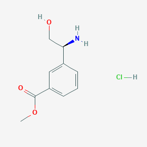 (S)-Methyl 3-(1-amino-2-hydroxyethyl)benzoate hydrochloride