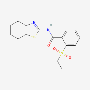 2-(ethylsulfonyl)-N-(4,5,6,7-tetrahydrobenzo[d]thiazol-2-yl)benzamide