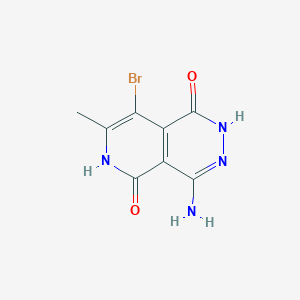 4-Amino-8-bromo-7-methyl-2,6-dihydropyrido[3,4-d]pyridazine-1,5-dione