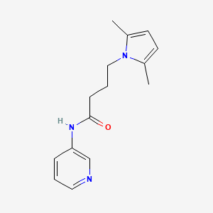 4-(2,5-dimethyl-1H-pyrrol-1-yl)-N-(pyridin-3-yl)butanamide