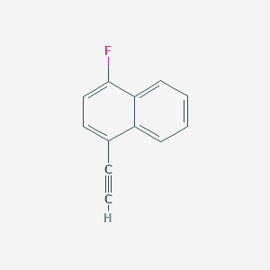 molecular formula C12H7F B3007193 1-乙炔基-4-氟萘 CAS No. 904694-35-5
