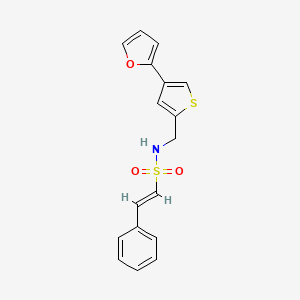 (E)-N-[[4-(Furan-2-yl)thiophen-2-yl]methyl]-2-phenylethenesulfonamide