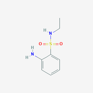 molecular formula C8H12N2O2S B3007206 2-amino-N-ethylbenzenesulfonamide CAS No. 98489-77-1
