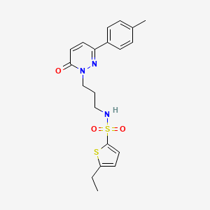 5-ethyl-N-(3-(6-oxo-3-(p-tolyl)pyridazin-1(6H)-yl)propyl)thiophene-2-sulfonamide