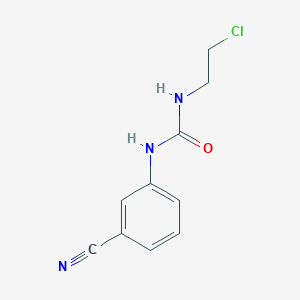 B3007217 3-(2-Chloroethyl)-1-(3-cyanophenyl)urea CAS No. 803729-99-9