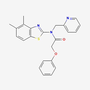 N-(4,5-dimethylbenzo[d]thiazol-2-yl)-2-phenoxy-N-(pyridin-2-ylmethyl)acetamide