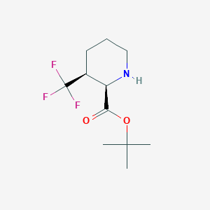 Tert-butyl (2R,3S)-3-(trifluoromethyl)piperidine-2-carboxylate