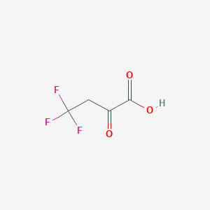 molecular formula C4H3F3O3 B3007283 4,4,4-Trifluoro-2-oxobutanoic acid CAS No. 84638-15-3