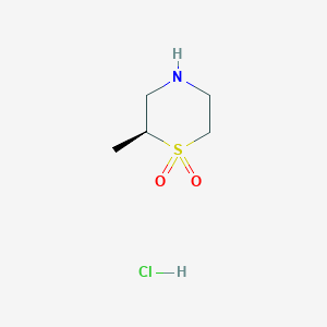 (2S)-2-Methyl-1lambda6-thiomorpholine-1,1-dione hydrochloride