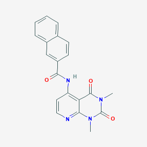 N-(1,3-dimethyl-2,4-dioxo-1,2,3,4-tetrahydropyrido[2,3-d]pyrimidin-5-yl)-2-naphthamide