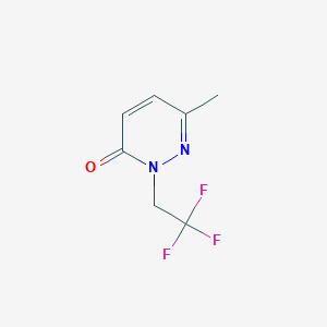 6-Methyl-2-(2,2,2-trifluoroethyl)-2,3-dihydropyridazin-3-one