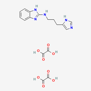 molecular formula C17H19N5O8 B3007384 ROS 234 dioxalate CAS No. 1781941-93-2; 184576-87-2