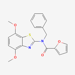 N-benzyl-N-(4,7-dimethoxybenzo[d]thiazol-2-yl)furan-2-carboxamide