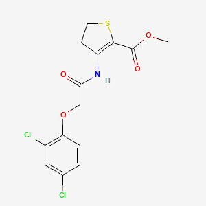 Methyl 3-(2-(2,4-dichlorophenoxy)acetamido)-4,5-dihydrothiophene-2-carboxylate