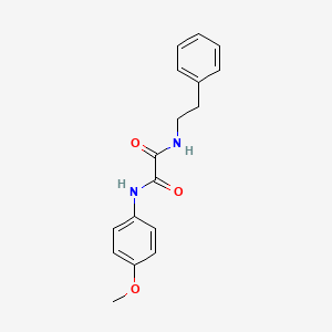 molecular formula C17H18N2O3 B3007516 N-(4-methoxyphenyl)-N'-(2-phenylethyl)ethanediamide CAS No. 301355-47-5