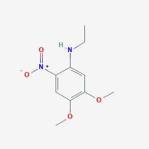 Benzenamine, N-ethyl-4,5-dimethoxy-2-nitro-