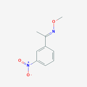 molecular formula C9H10N2O3 B3007543 Methoxy[1-(3-nitrophenyl)ethylidene]amine CAS No. 72278-09-2