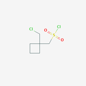 [1-(Chloromethyl)cyclobutyl]methanesulfonyl chloride