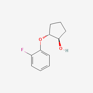 (1R,2R)-2-(2-fluorophenoxy)cyclopentan-1-ol