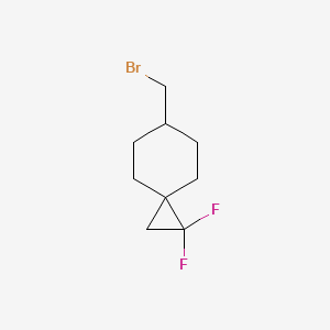 molecular formula C9H13BrF2 B3007563 6-(溴甲基)-2,2-二氟螺[2.5]辛烷 CAS No. 2247105-60-6