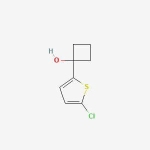 1-(5-Chlorothiophen-2-yl)cyclobutan-1-ol