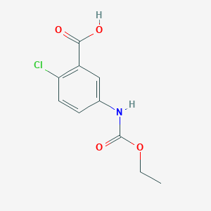 2-Chloro-5-[(ethoxycarbonyl)amino]benzoic acid